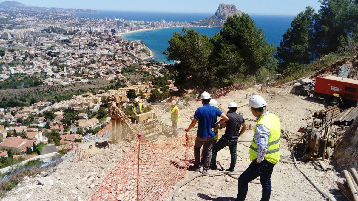 Replanteo en obra de la Casa Maryvilla